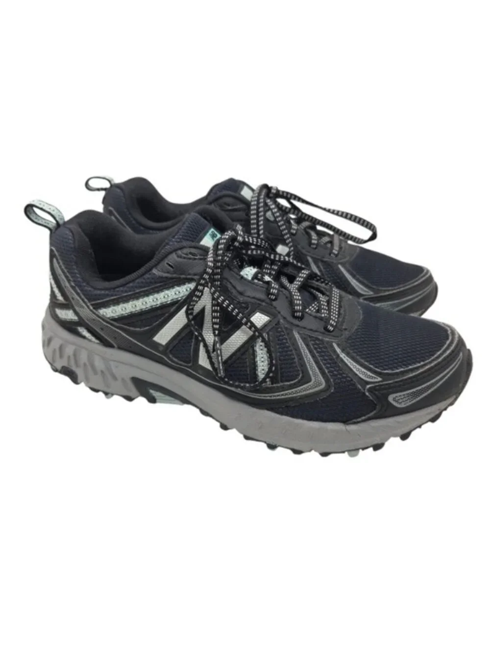 New Balance Blue & Gray 410v5 All Terrain Athletic Running Shoes Womens Size 7.5